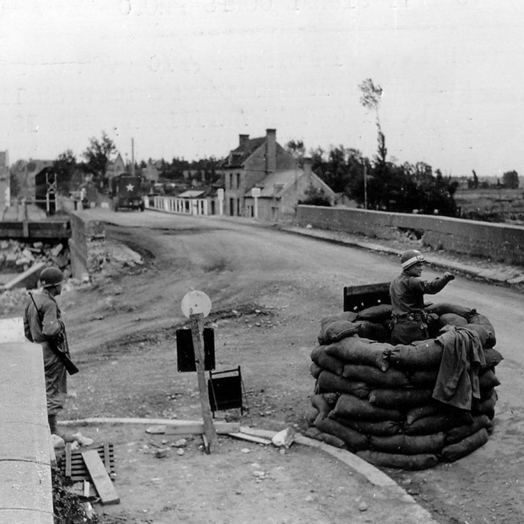 Company Men Wounded Defending Bridge