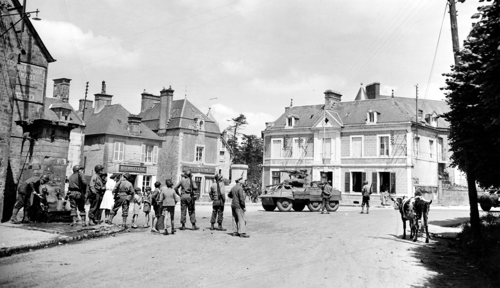 Company C Moves to Carentan