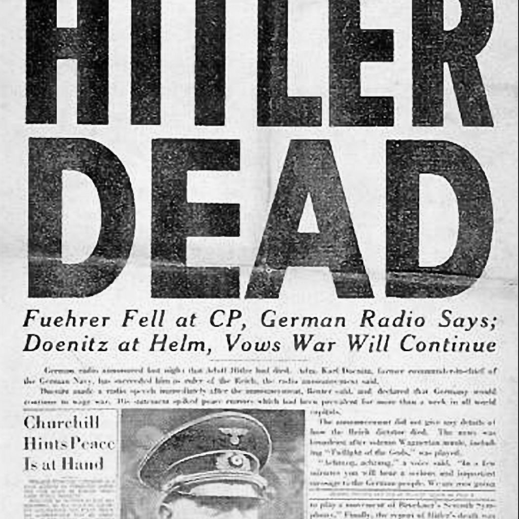 Hitler Commits Suicide and Germany Surrenders
