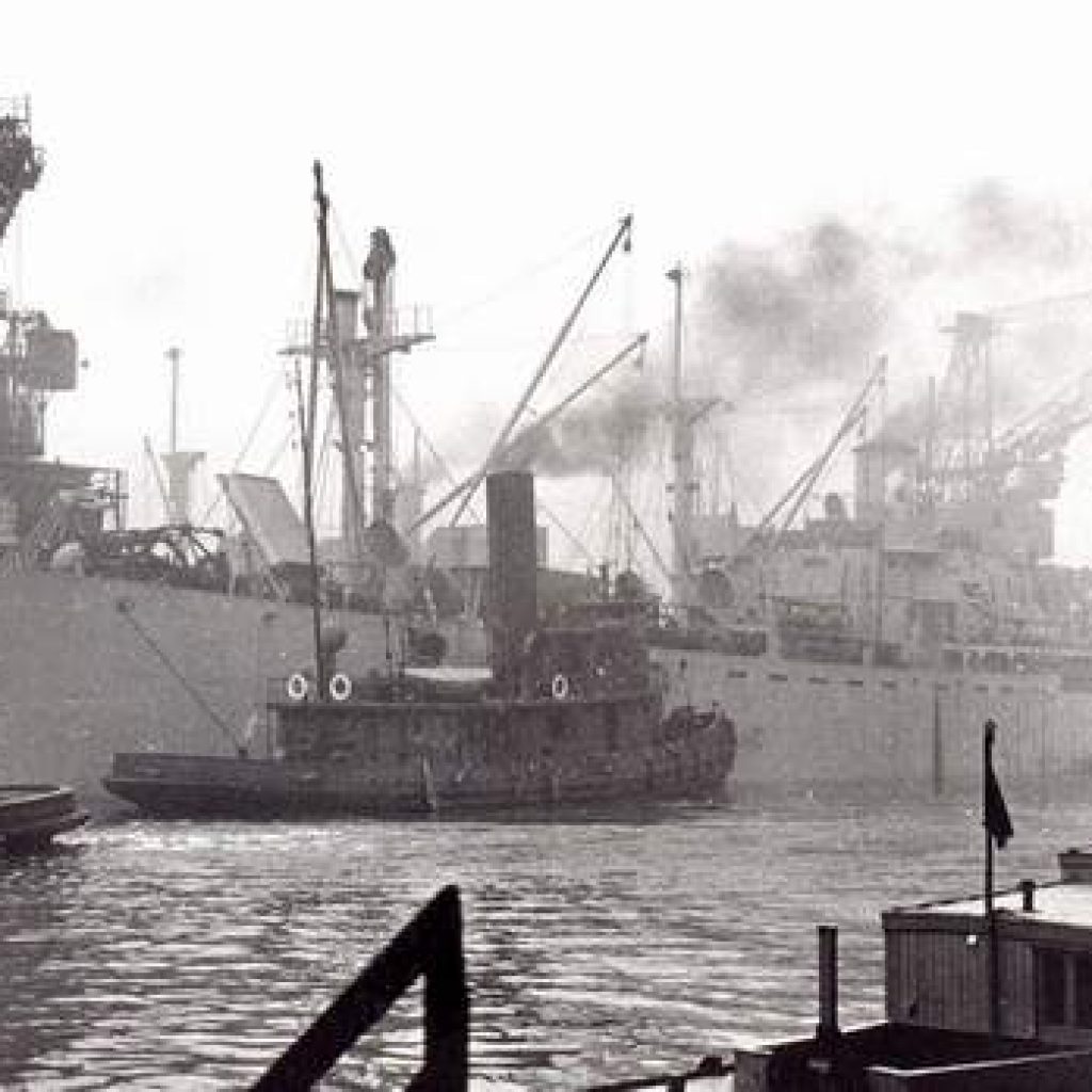 Rescuing Survivors of Torpedoed Liberty Ship